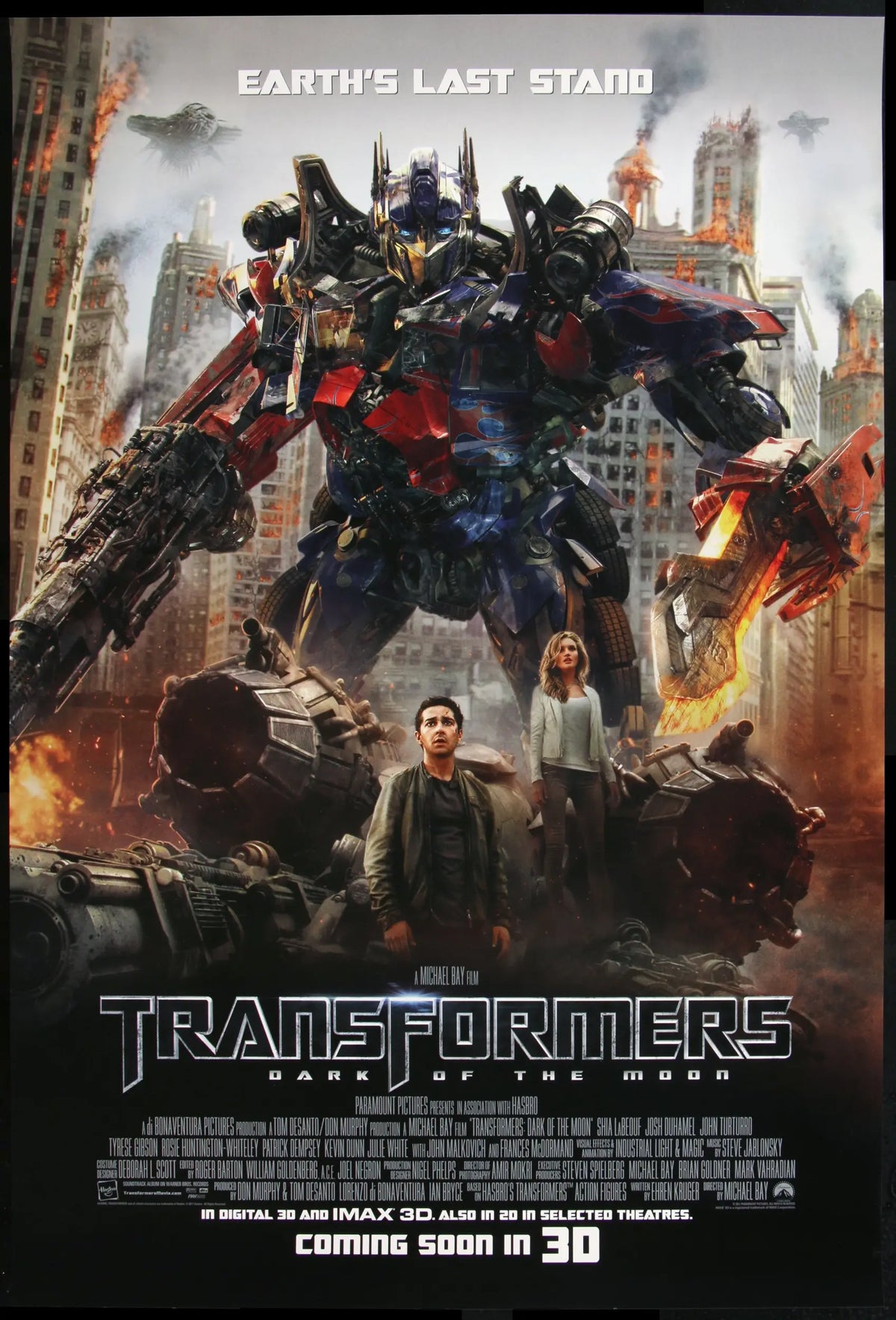 Transformers - Dark of the Moon (2011) original movie poster for sale at Original Film Art