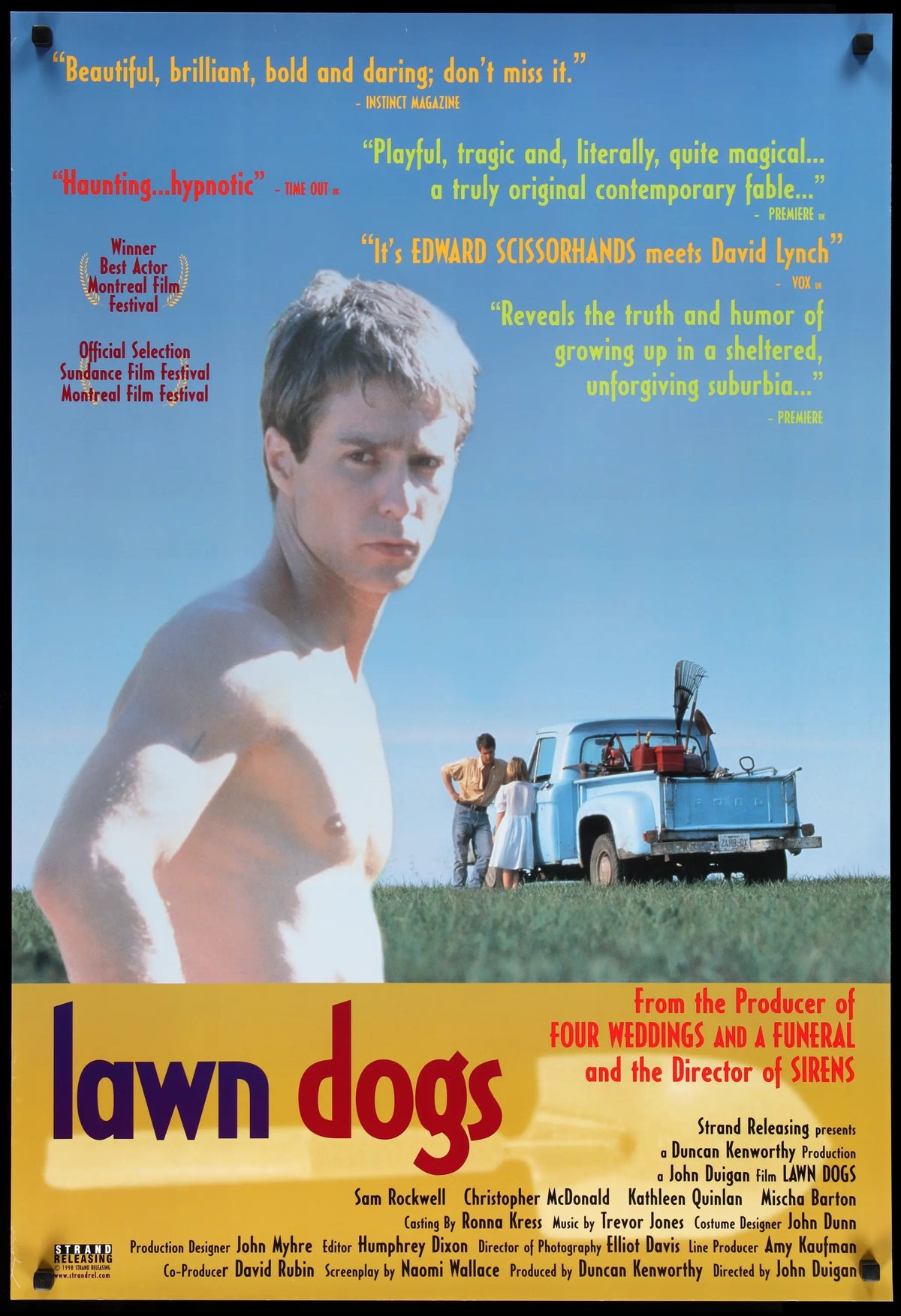 Lawn Dogs (1997) original movie poster for sale at Original Film Art