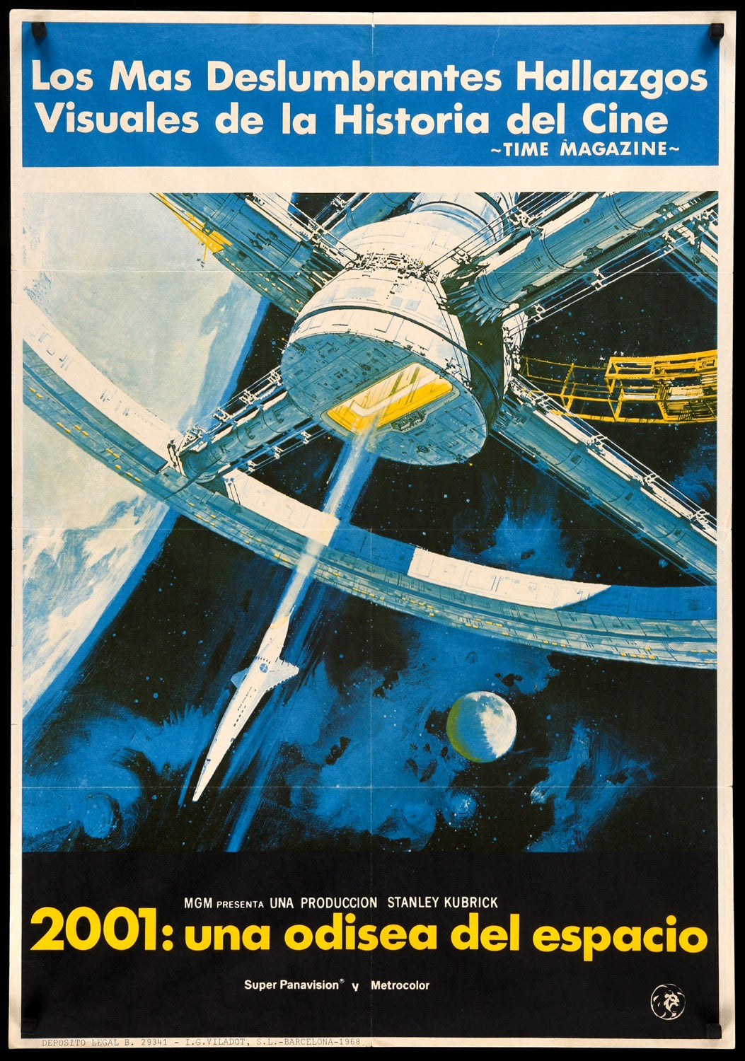 2001: A Space Odyssey (1968) original movie poster for sale at Original Film Art - Vintage Movie Posters