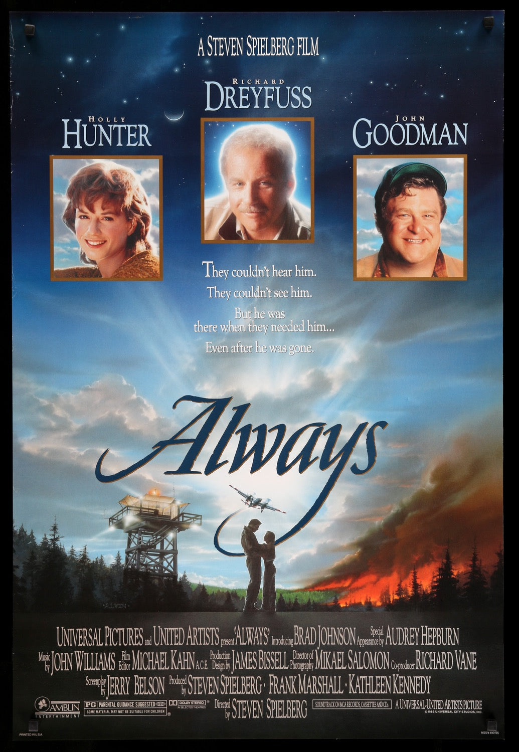 Always (1989) original movie poster for sale at Original Film Art - Vintage Movie Posters