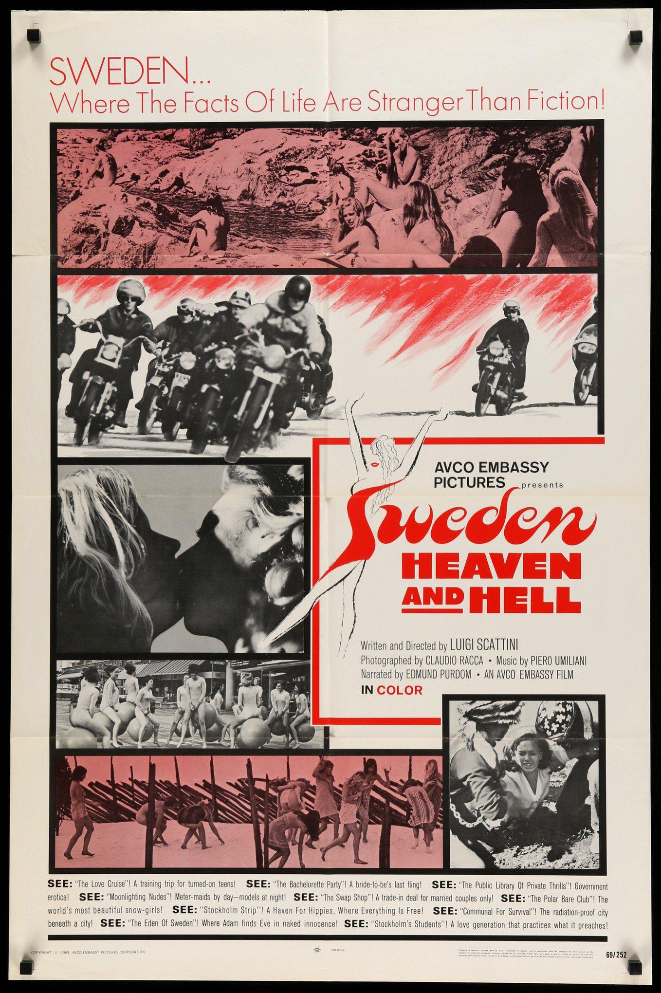 Sweden: Heaven and Hell (1968) original movie poster for sale at Original Film Art - Vintage Movie Posters