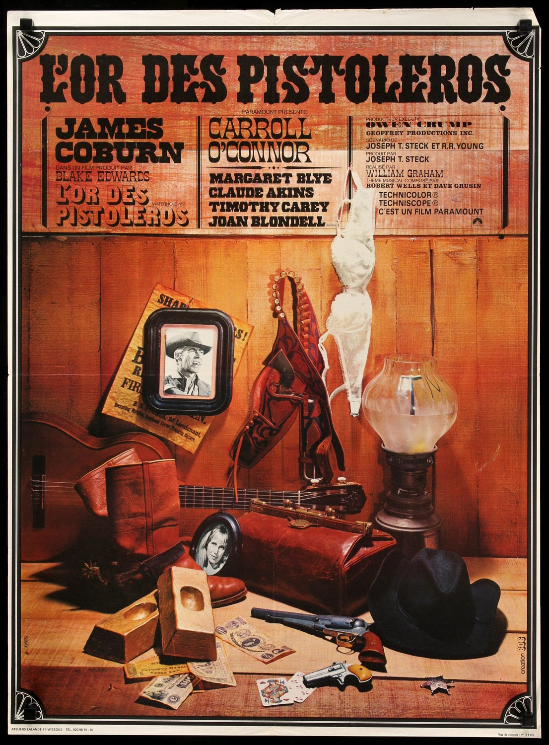 Movie Poster - Waterhole #3 (1967)  - Original Film Art - Vintage Movie Posters