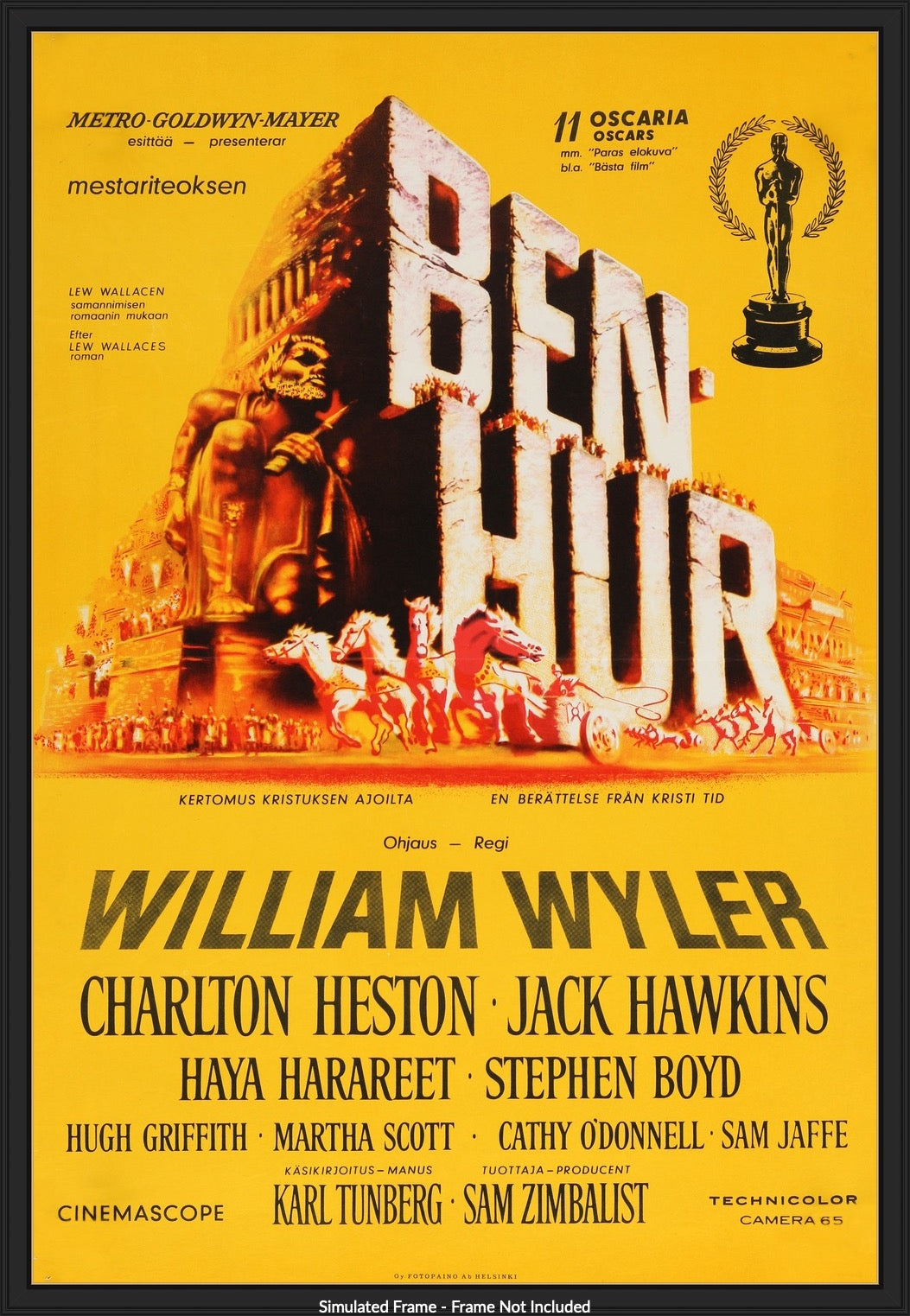 Ben Hur (1959) original movie poster for sale at Original Film Art - Vintage Movie Posters