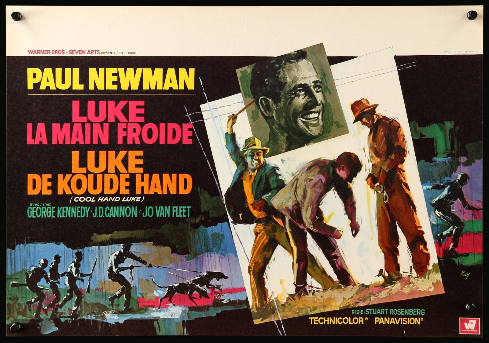 Cool Hand Luke (1967) original movie poster for sale at Original Film Art - Vintage Movie Posters