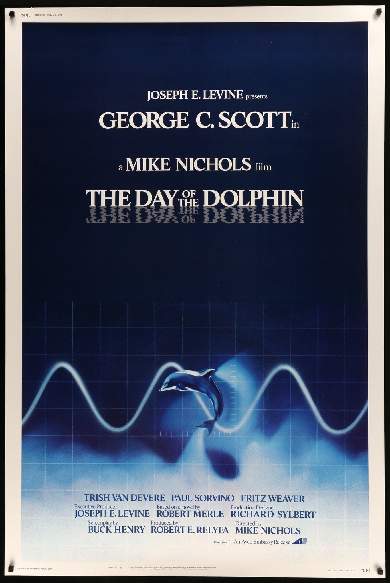 Day of the Dolphin (1973) original movie poster for sale at Original Film Art - Vintage Movie Posters