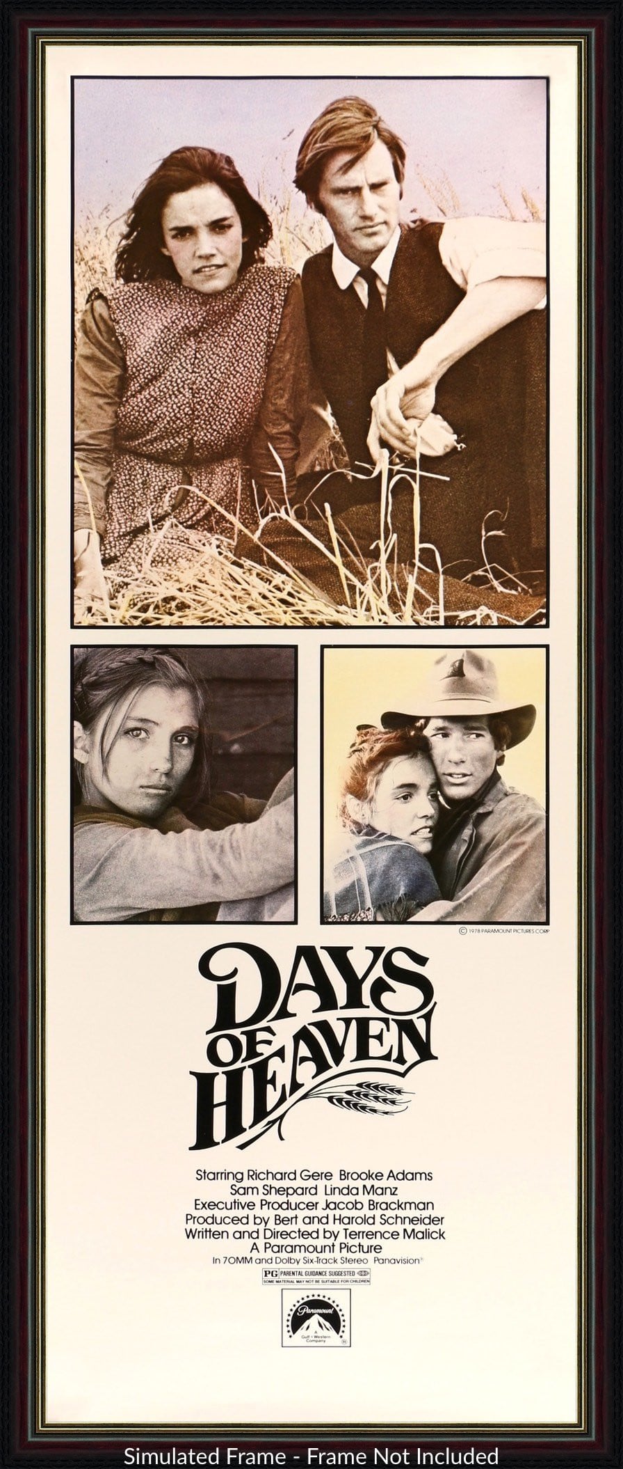 Days of Heaven (1978) original movie poster for sale at Original Film Art - Vintage Movie Posters