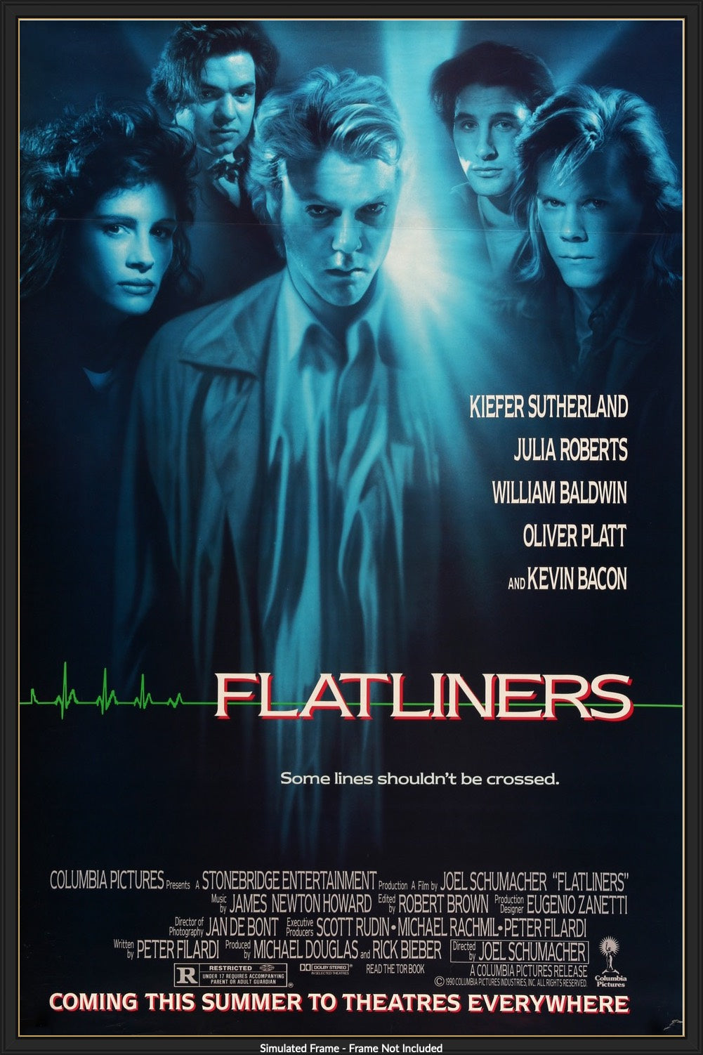 Flatliners (1990) original movie poster for sale at Original Film Art - Vintage Movie Posters