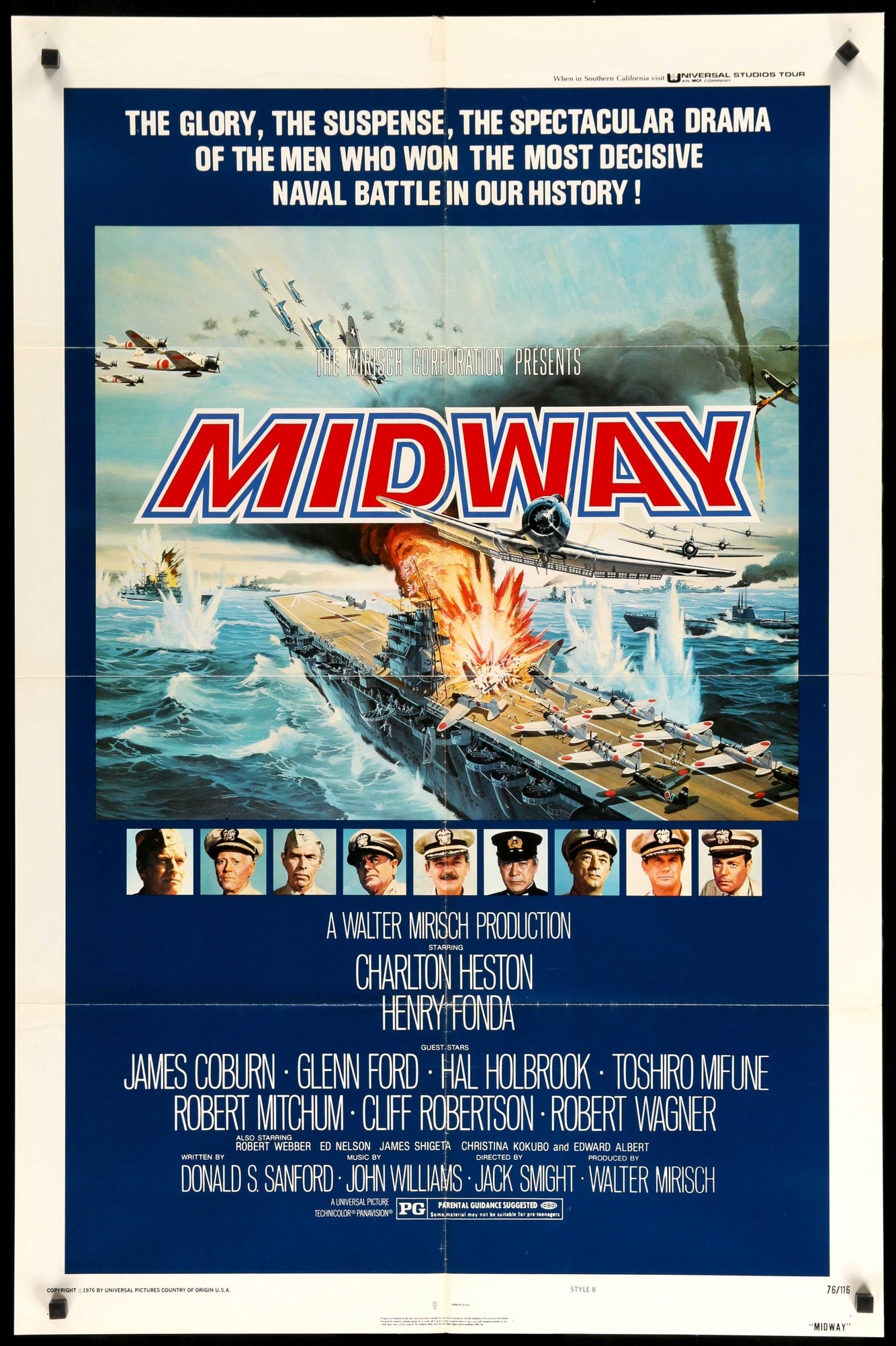 Midway (1976) original movie poster for sale at Original Film Art - Vintage Movie Posters