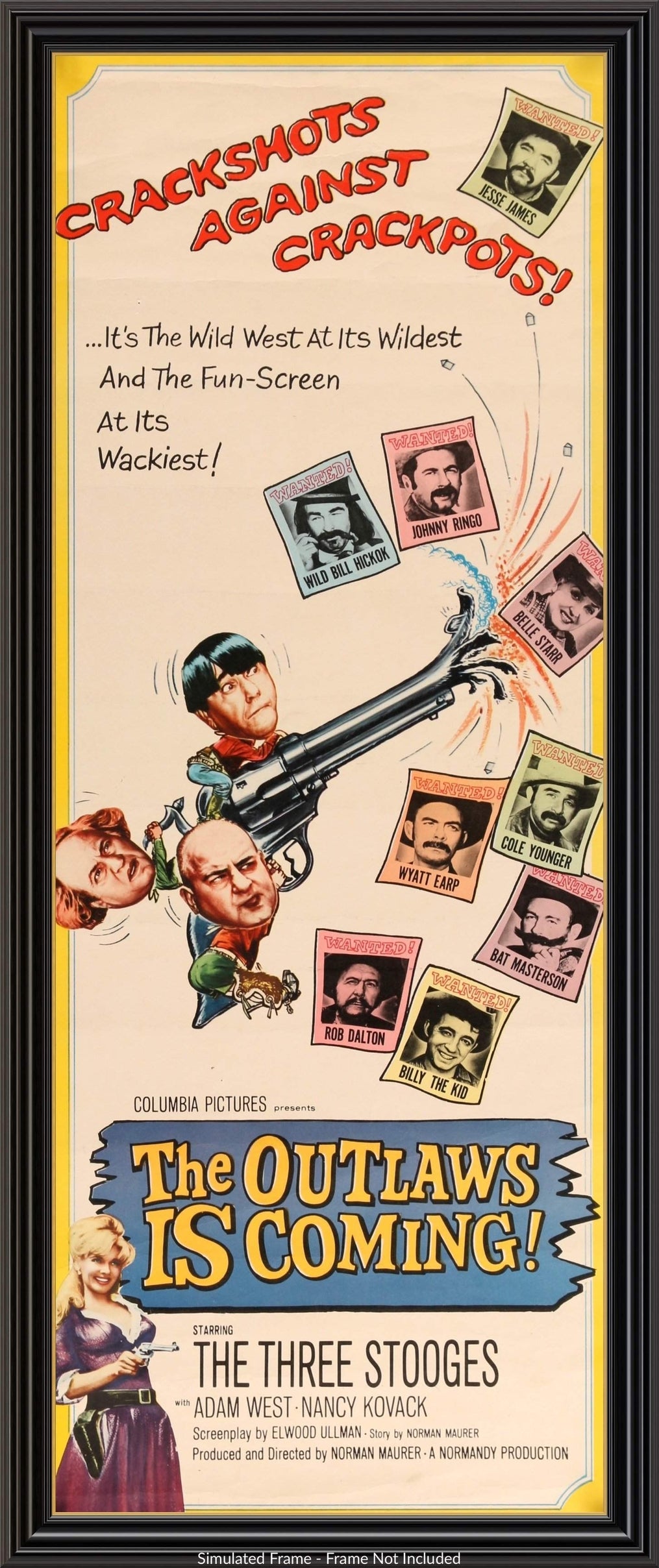 The Outlaws Is Coming! (1965) original movie poster for sale at Original Film Art - Vintage Movie Posters