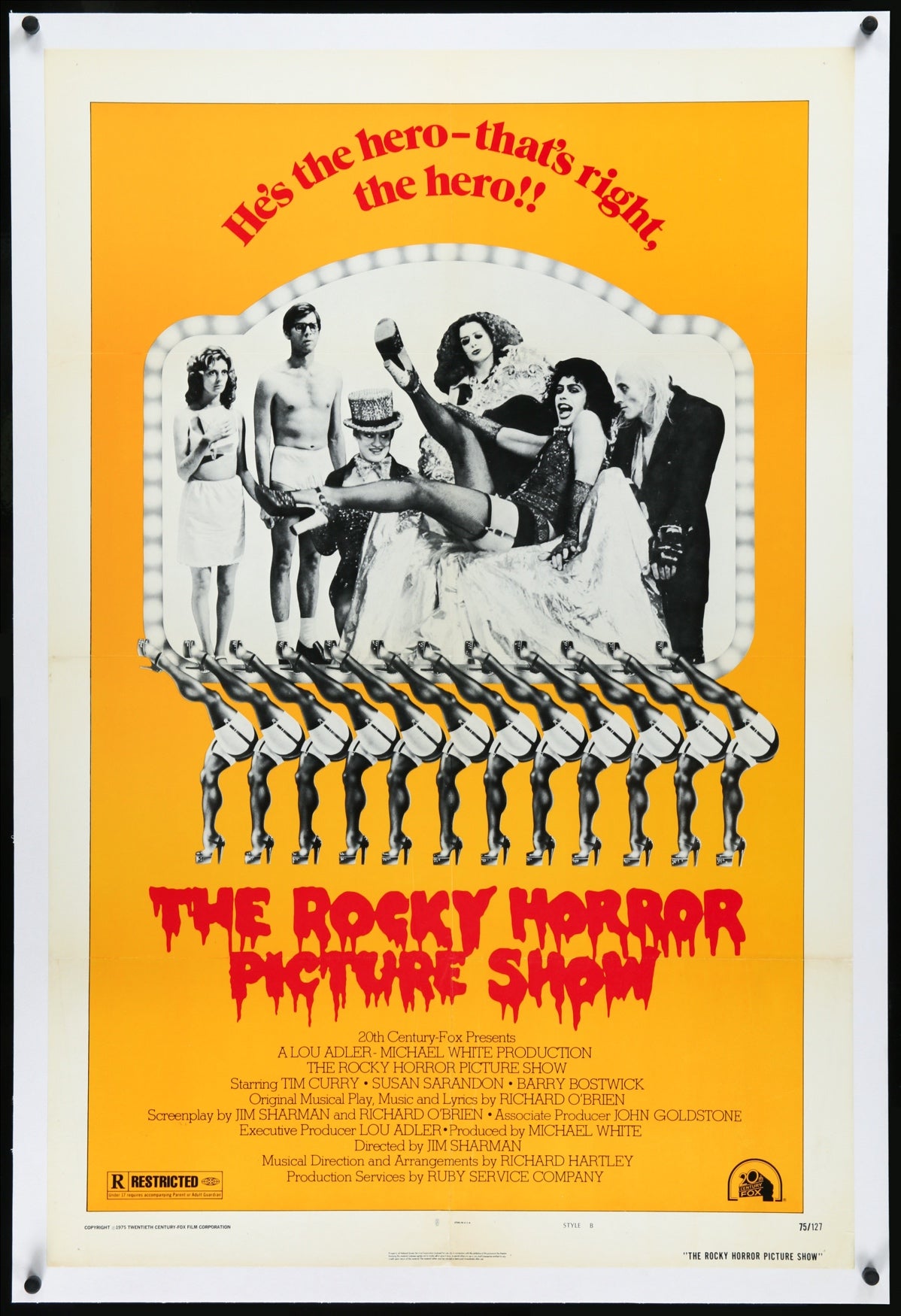 Rocky Horror Picture Show (1975) original movie poster for sale at Original Film Art - Vintage Movie Posters