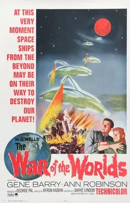 War of the Worlds (1953) original movie poster for sale at Original Film Art