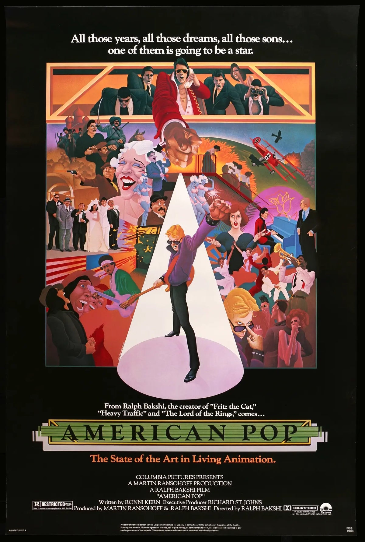 American Pop (1981) original movie poster for sale at Original Film Art