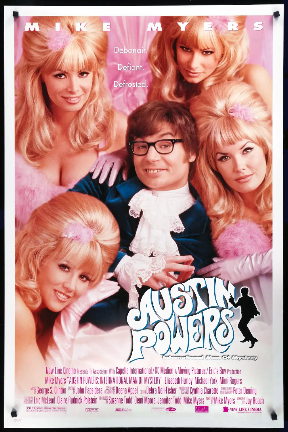 Austin Powers: International Man of Mystery (1997) original movie poster for sale at Original Film Art - Vintage Movie Posters