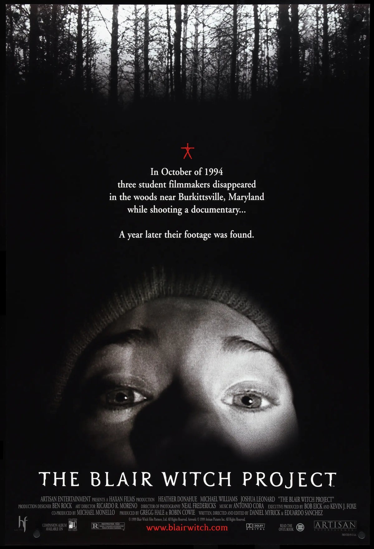 Blair Witch Project (1999) original movie poster for sale at Original Film Art - Vintage Movie Posters