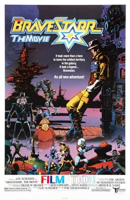 BraveStarr: The Movie (1987) original movie poster for sale at Original Film Art - Vintage Movie Posters