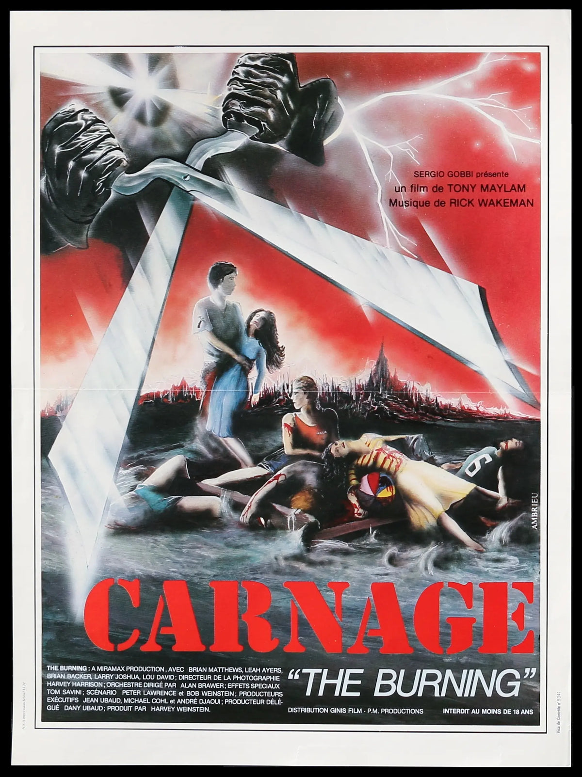 Burning (1981) original movie poster for sale at Original Film Art