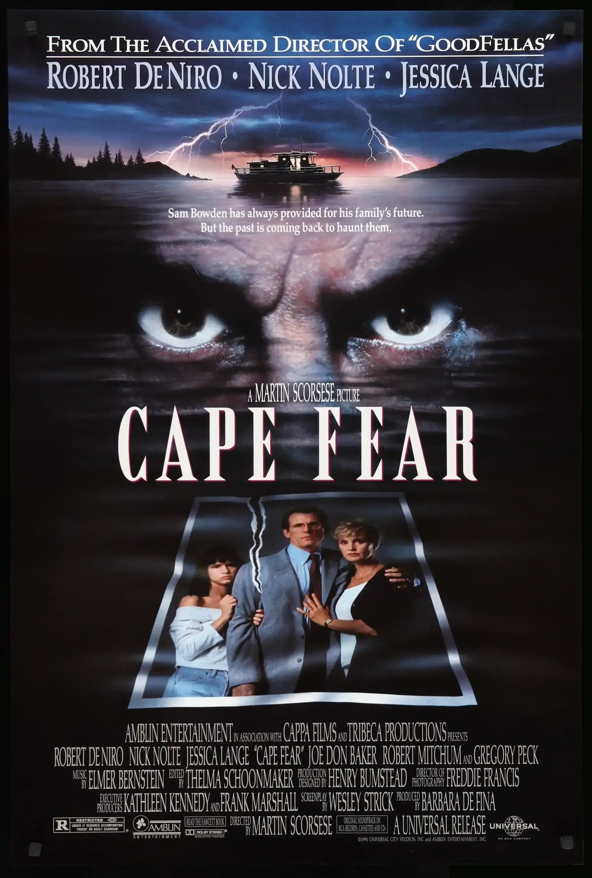 Cape Fear (1991) original movie poster for sale at Original Film Art - Vintage Movie Posters