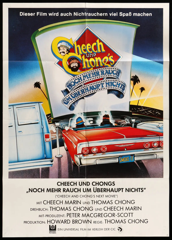 Cheech and Chong's Next Movie (1980) Original German A1 Movie