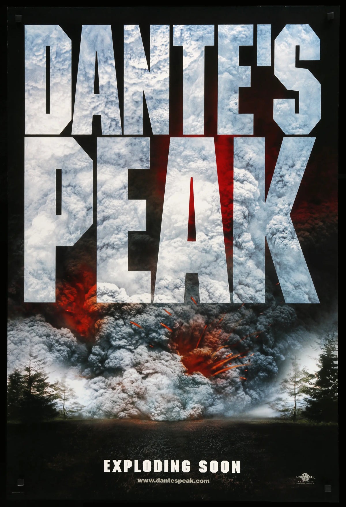 Dante&#39;s Peak (1997) original movie poster for sale at Original Film Art - Vintage Movie Posters