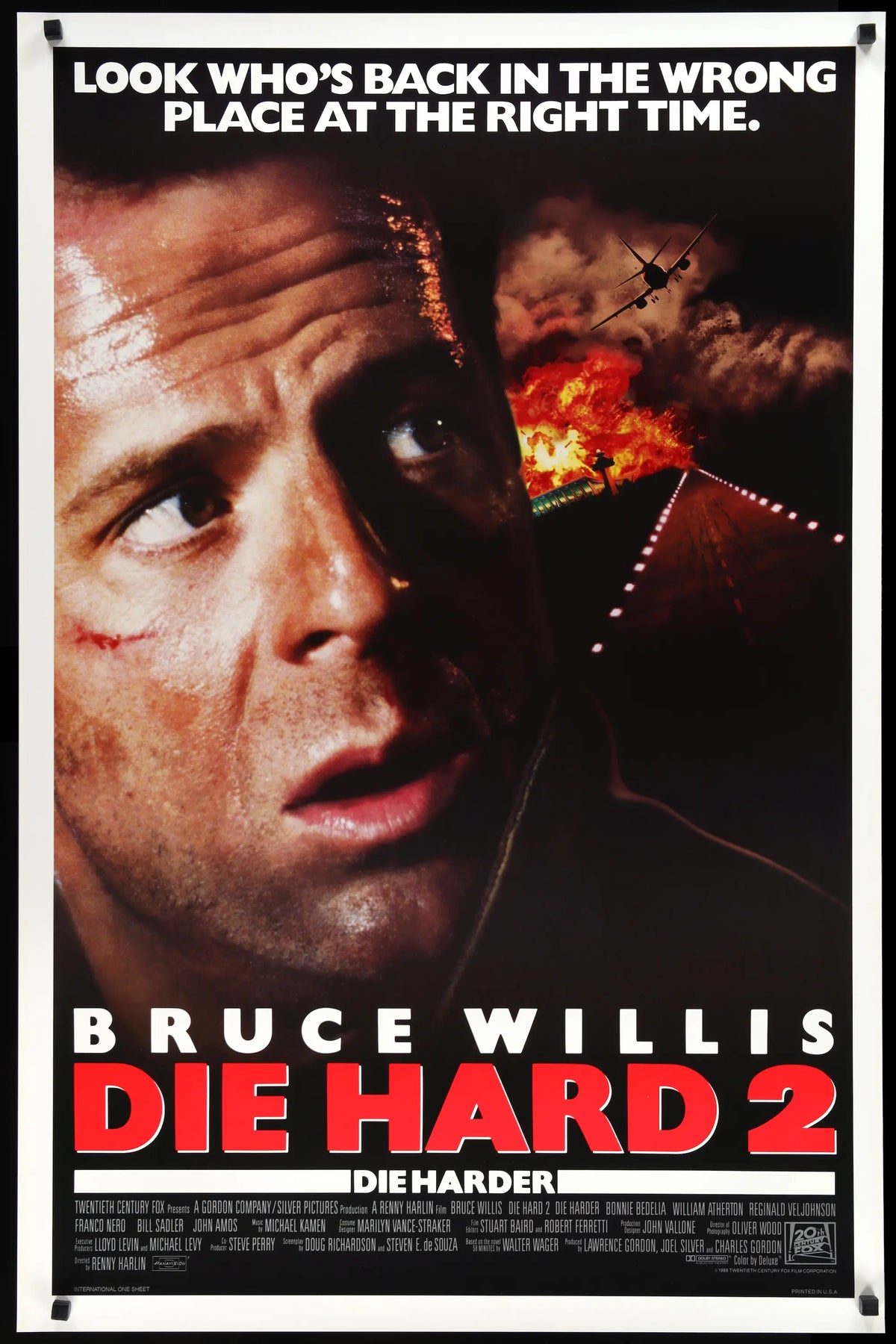 Die Hard 2 (1990) original movie poster for sale at Original Film Art - Vintage Movie Posters