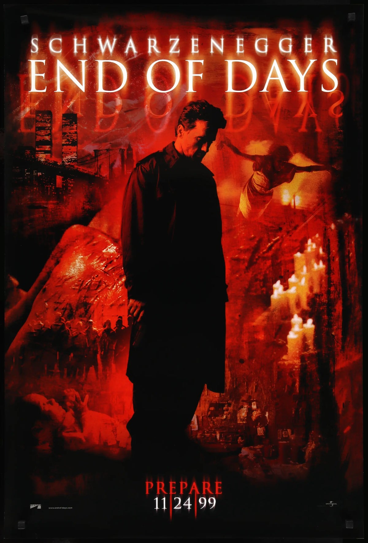 End of Days (1999) original movie poster for sale at Original Film Art - Vintage Movie Posters