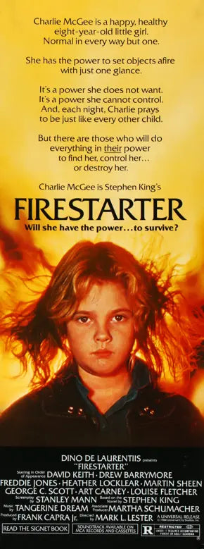 Firestarter (1984) original movie poster for sale at Original Film Art - Vintage Movie Posters