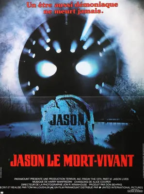 Friday the 13th Part VI: Jason Lives (1986) original movie poster for sale at Original Film Art - Vintage Movie Posters