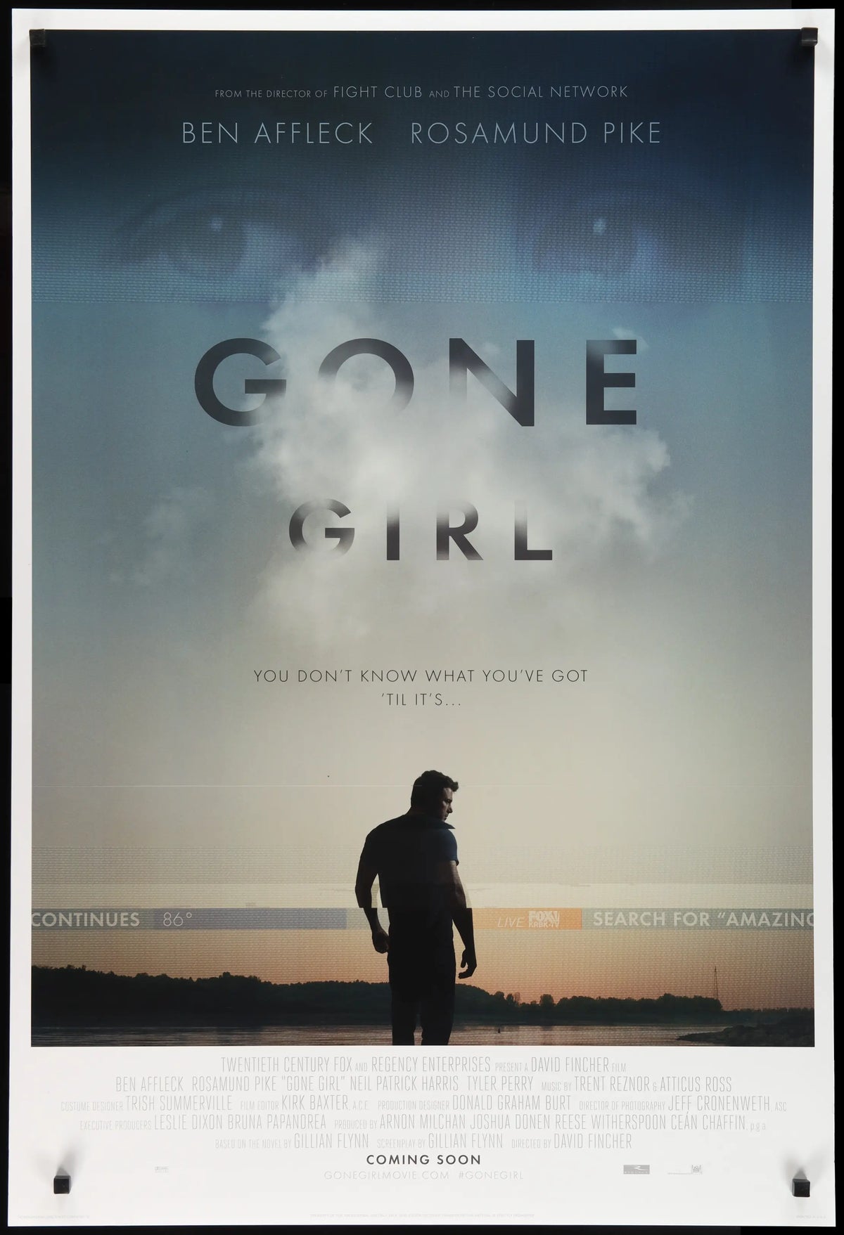 Gone Girl (2014) original movie poster for sale at Original Film Art - Vintage Movie Posters