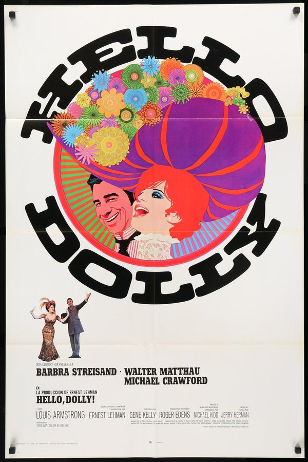ハロー・ドーリー！　USオリジナル映画ポスター Hello, Dolly! (1969) Original International One-Sheet Movie Poster