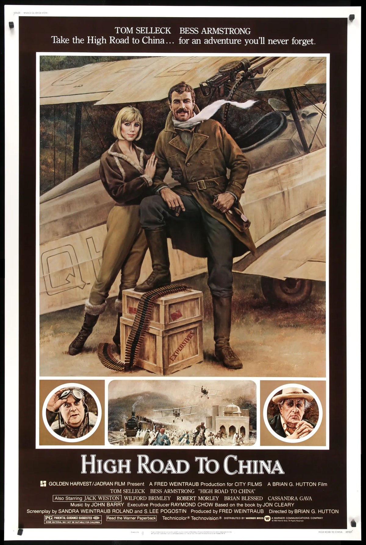 High Road to China (1983) original movie poster for sale at Original Film Art