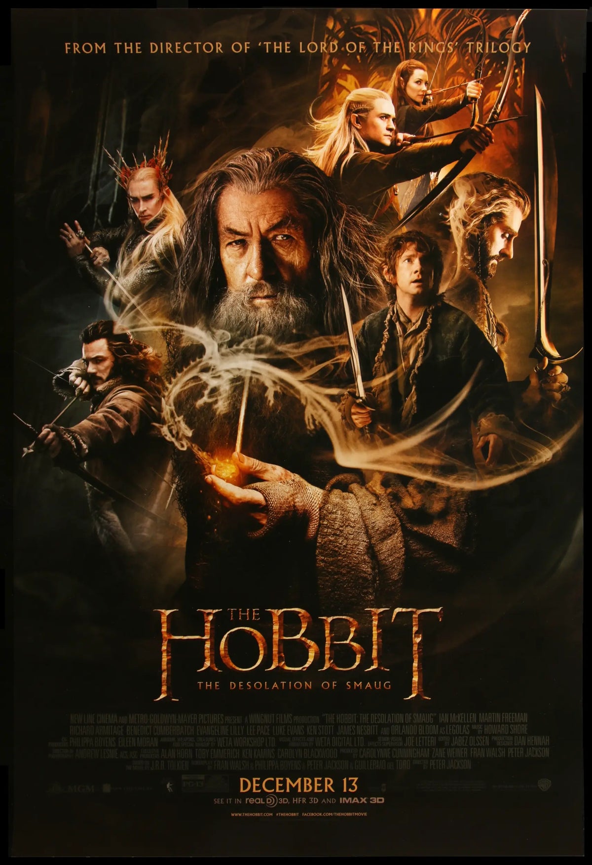 Hobbit - The Desolation of Smaug (2013) original movie poster for sale at Original Film Art