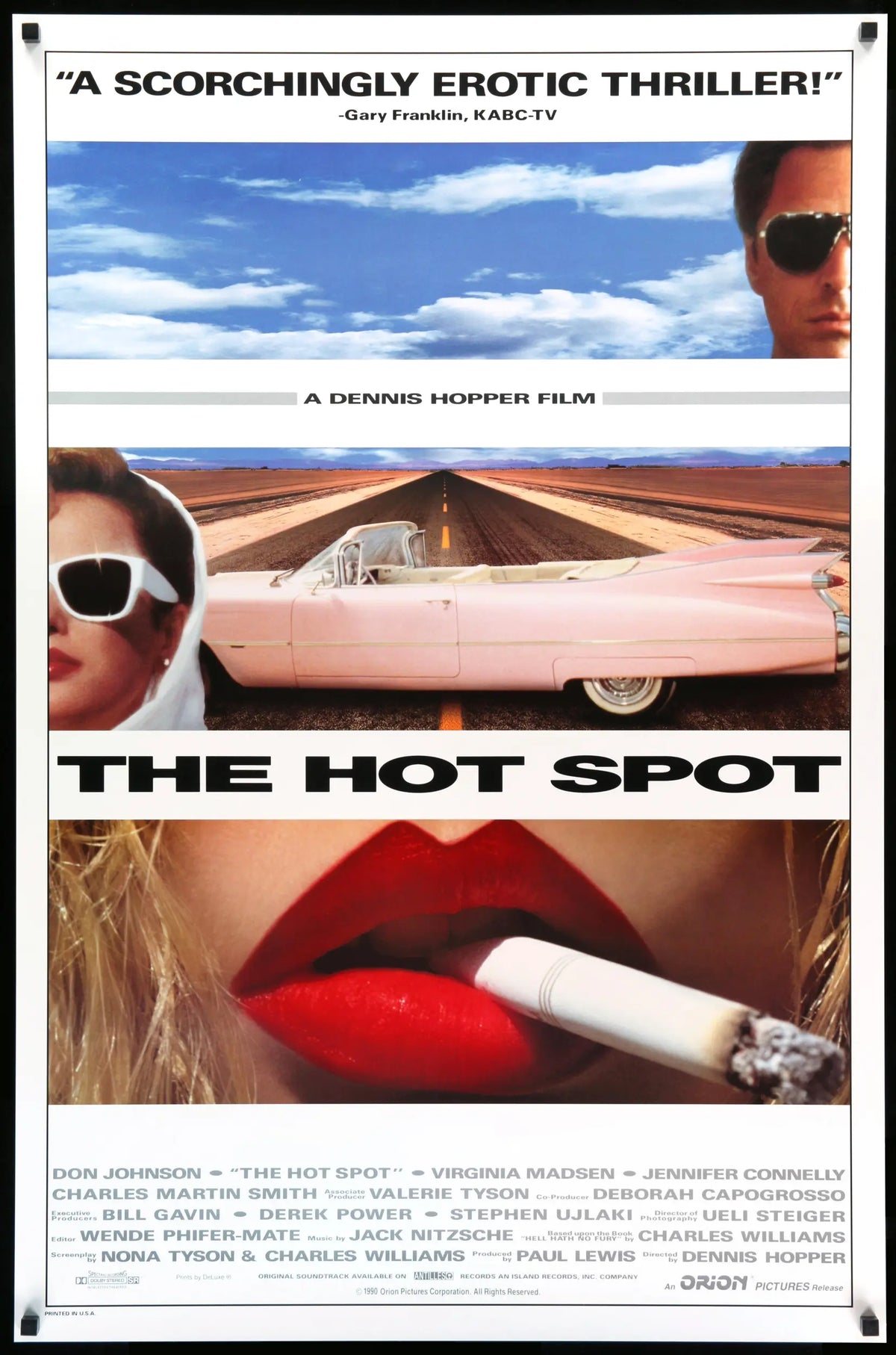 Hot Spot (1990) original movie poster for sale at Original Film Art - Vintage Movie Posters
