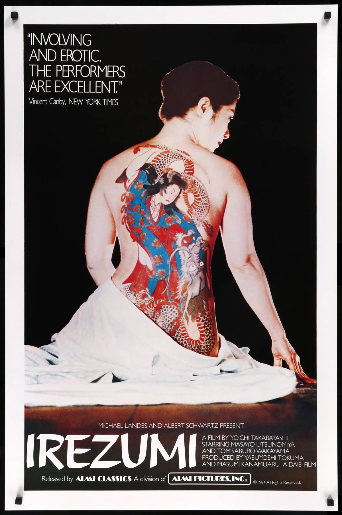 Irezumi (1982) original movie poster for sale at Original Film Art