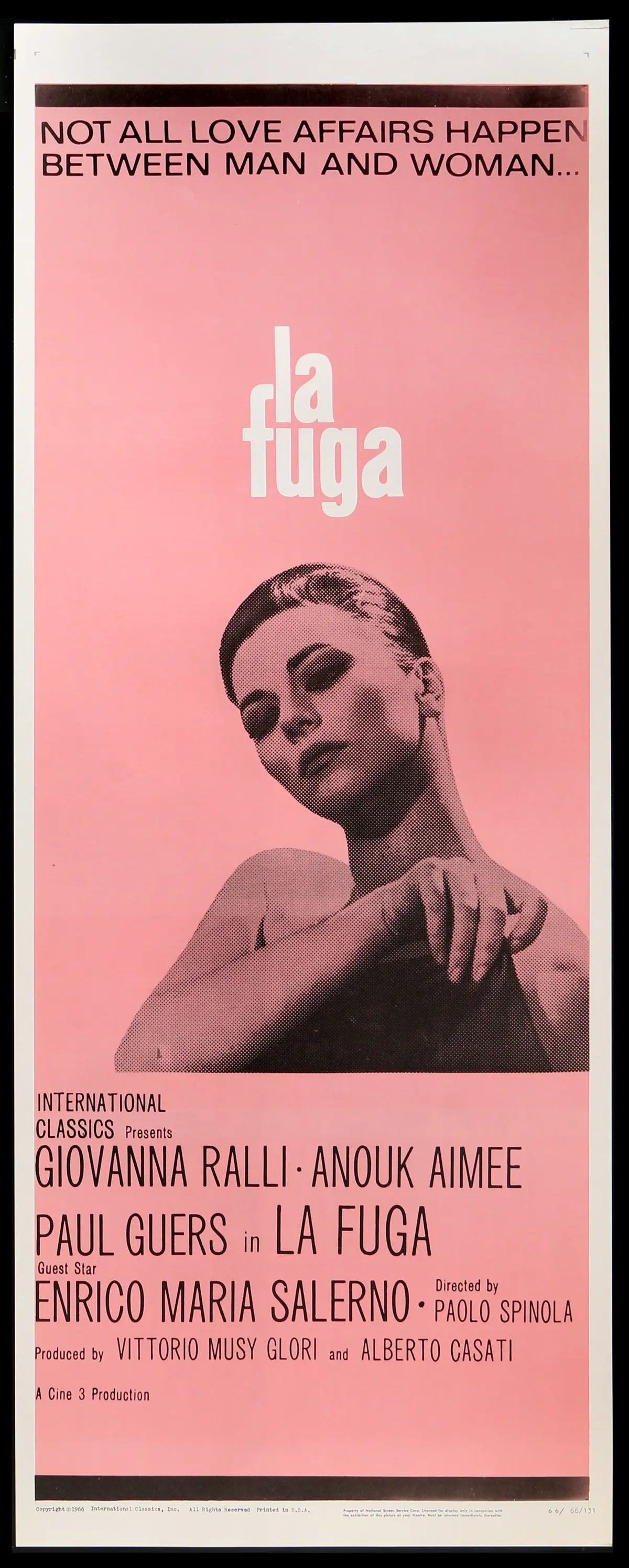 La Fuga (1964) original movie poster for sale at Original Film Art - Vintage Movie Posters
