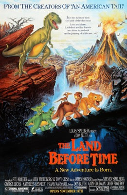 Land Before Time (1988) original movie poster for sale at Original Film Art - Vintage Movie Posters