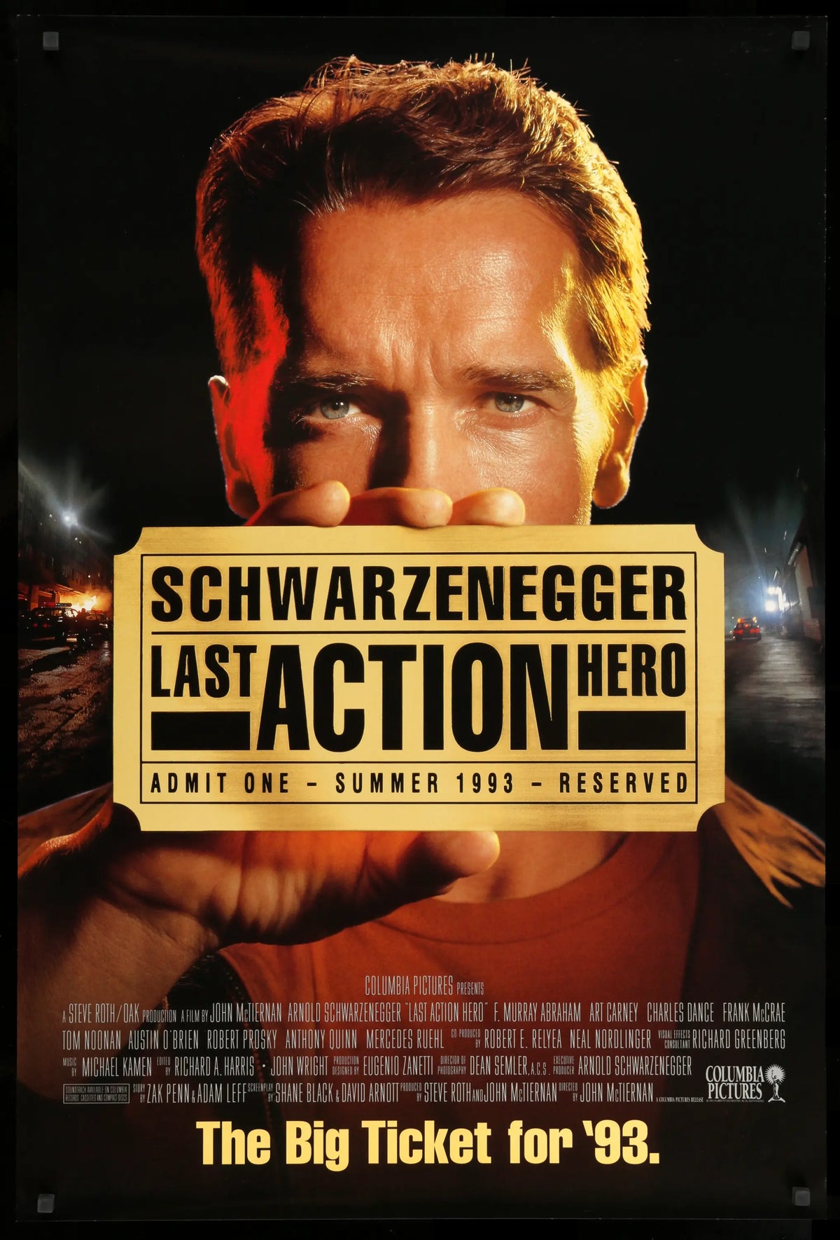 Last Action Hero (1993) original movie poster for sale at Original Film Art - Vintage Movie Posters