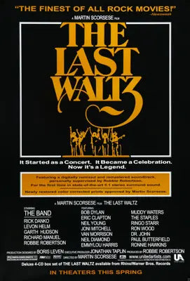 Last Waltz (1978) original movie poster for sale at Original Film Art - Vintage Movie Posters