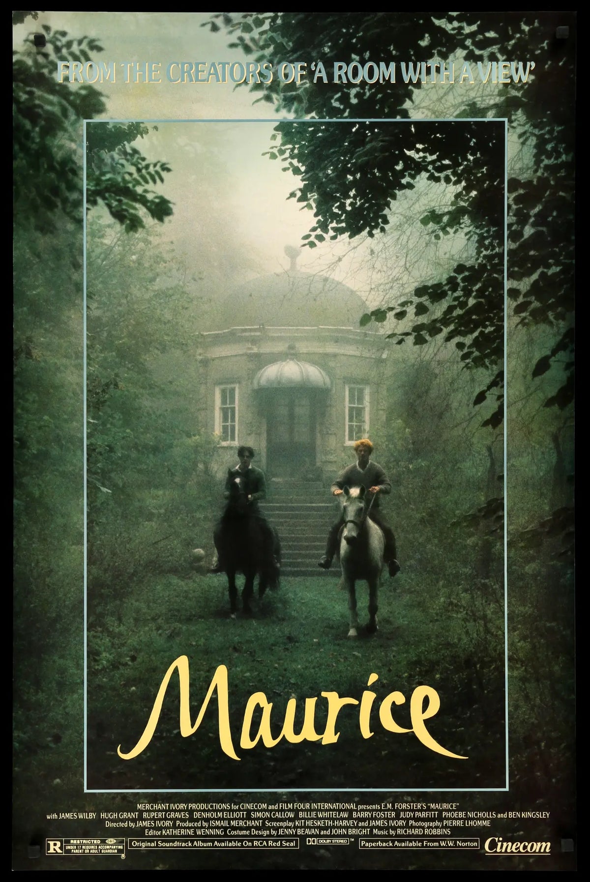 Maurice (1987) original movie poster for sale at Original Film Art - Vintage Movie Posters