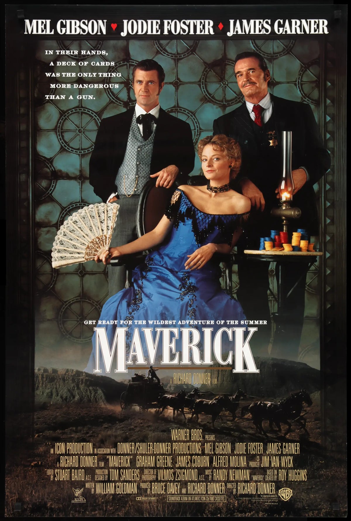 Maverick (1994) original movie poster for sale at Original Film Art - Vintage Movie Posters