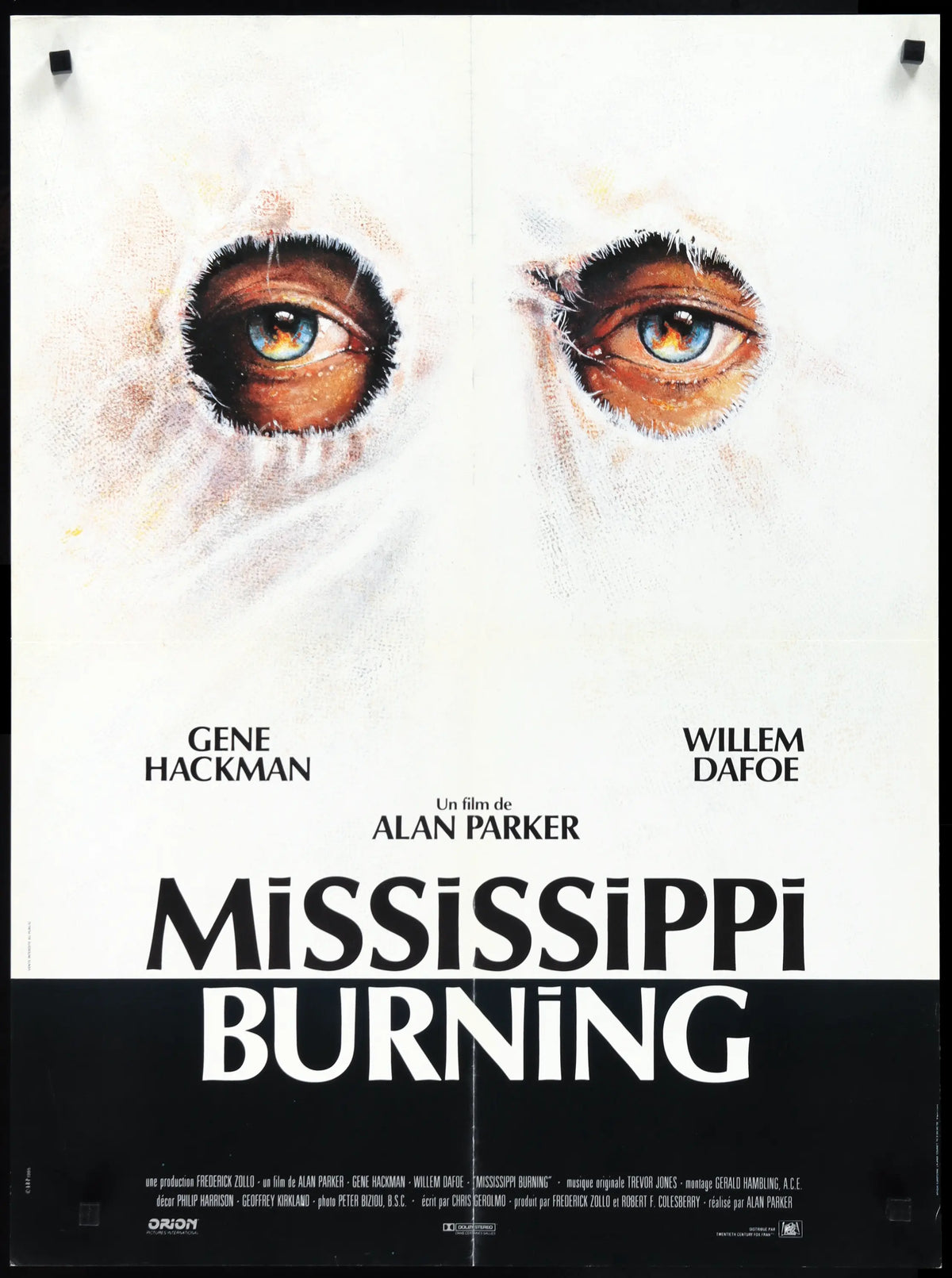 Mississippi Burning (1988) original movie poster for sale at Original Film Art - Vintage Movie Posters