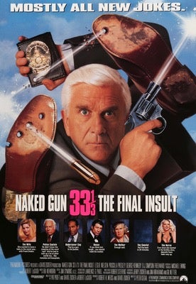 Naked Gun 33 1/3 (1994) original movie poster for sale at Original Film Art