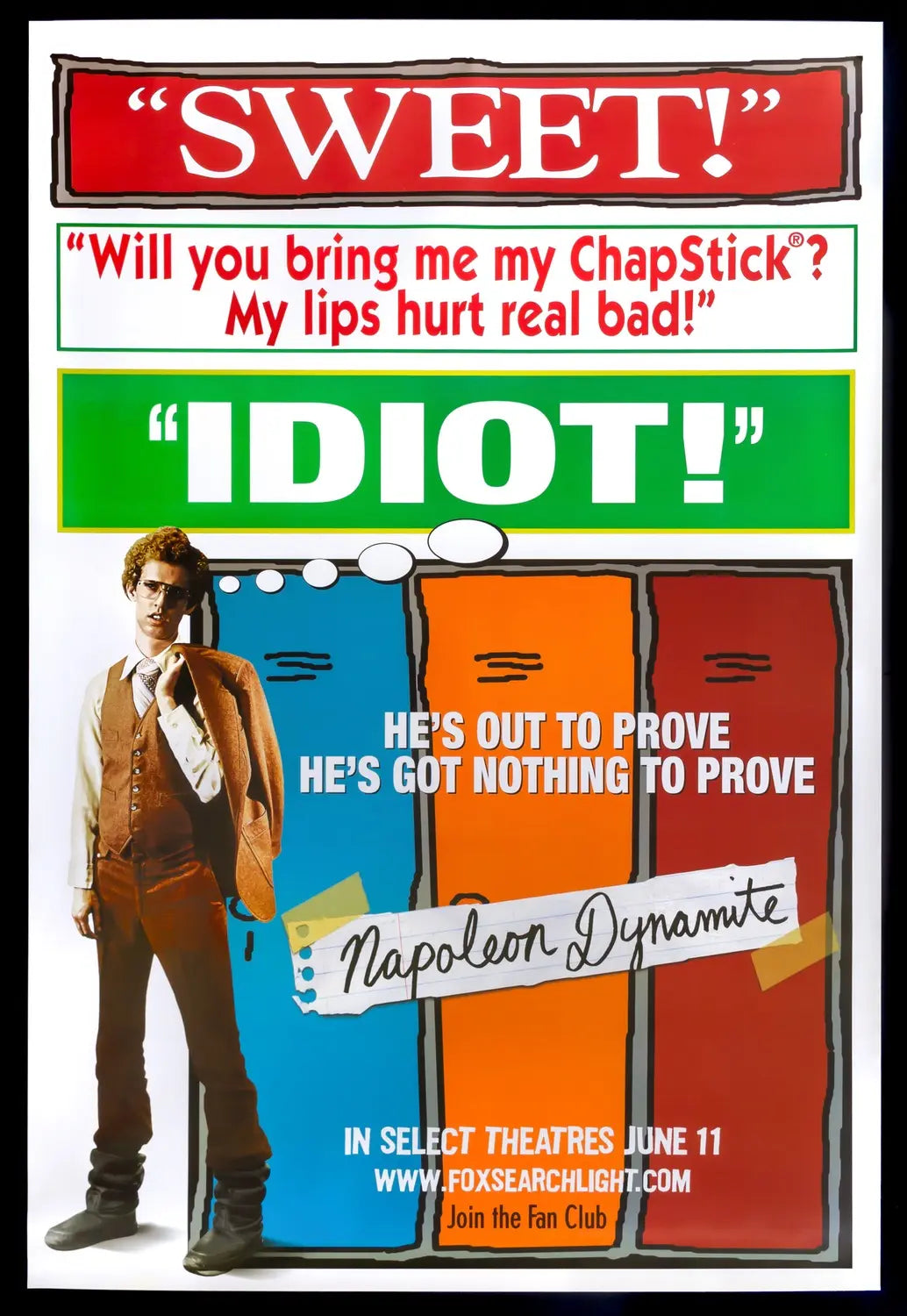 Napoleon Dynamite (2004) original movie poster for sale at Original Film Art