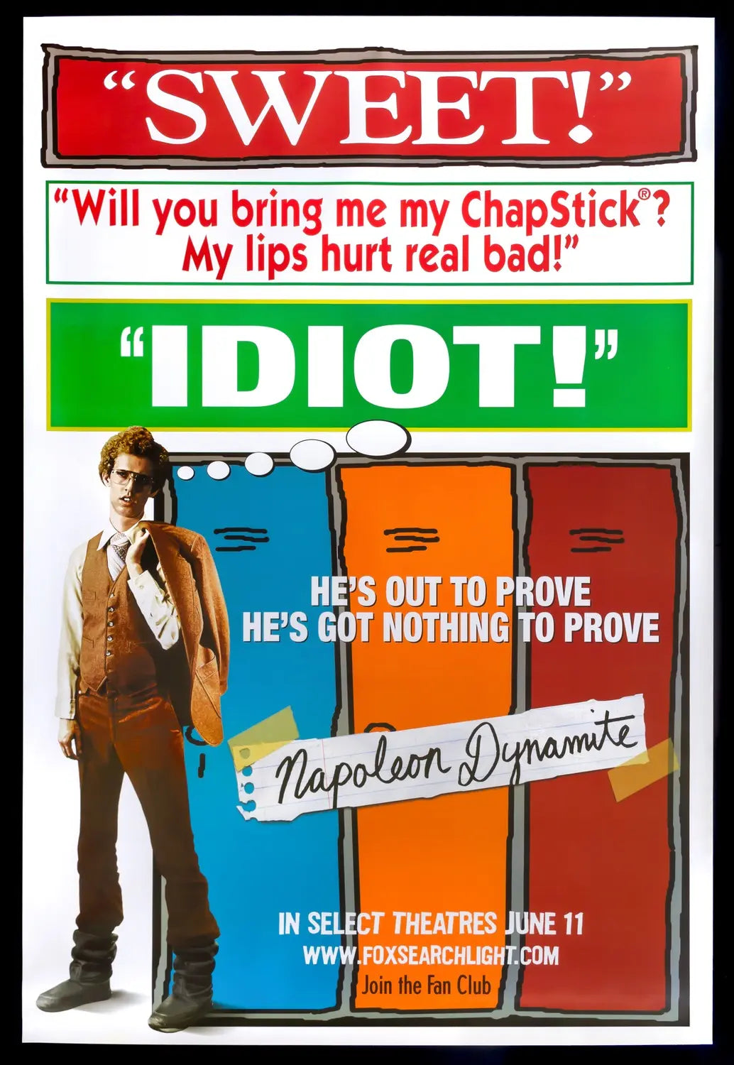 Napoleon Dynamite (2004) original movie poster for sale at Original Film Art - Vintage Movie Posters
