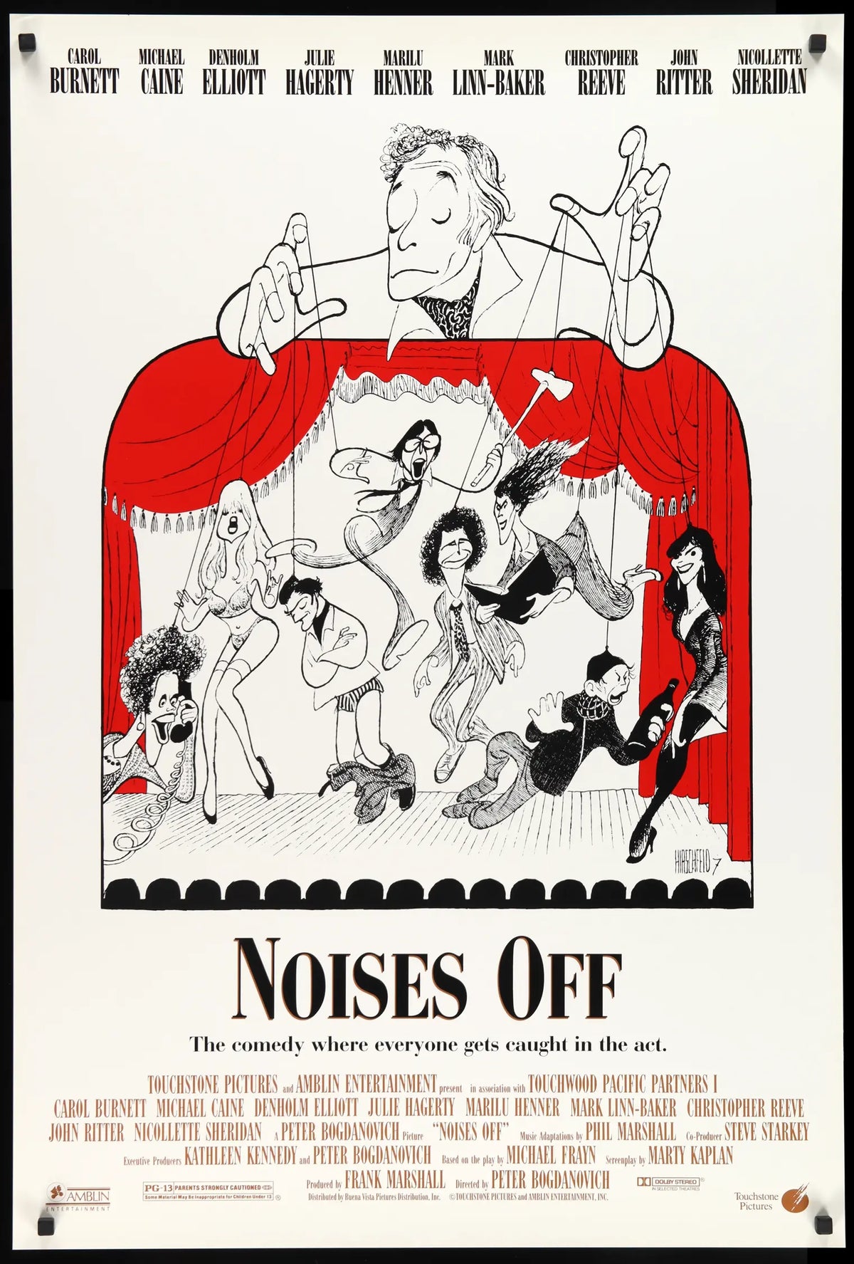 Noises Off (1992) original movie poster for sale at Original Film Art - Vintage Movie Posters