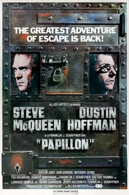 Papillon (1973) original movie poster for sale at Original Film Art - Vintage Movie Posters