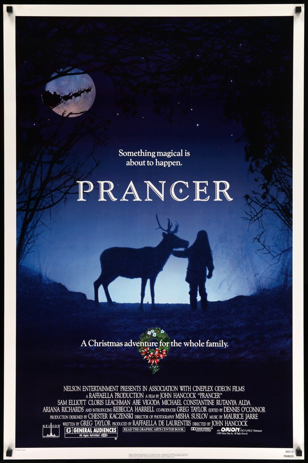Prancer (1989) original movie poster for sale at Original Film Art