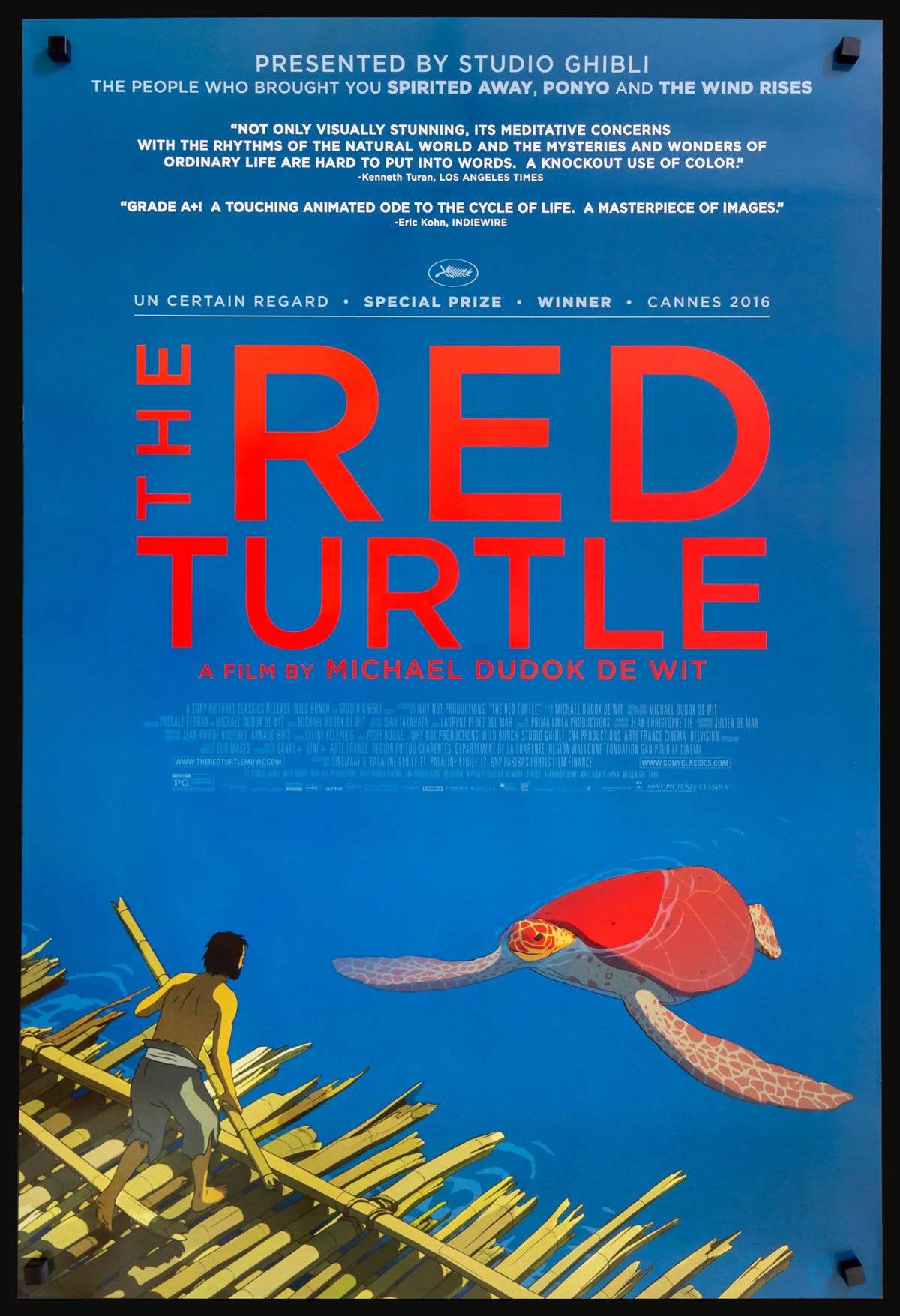 The Red Turtle (2016) Original One-Sheet Movie Poster - Original Film ...