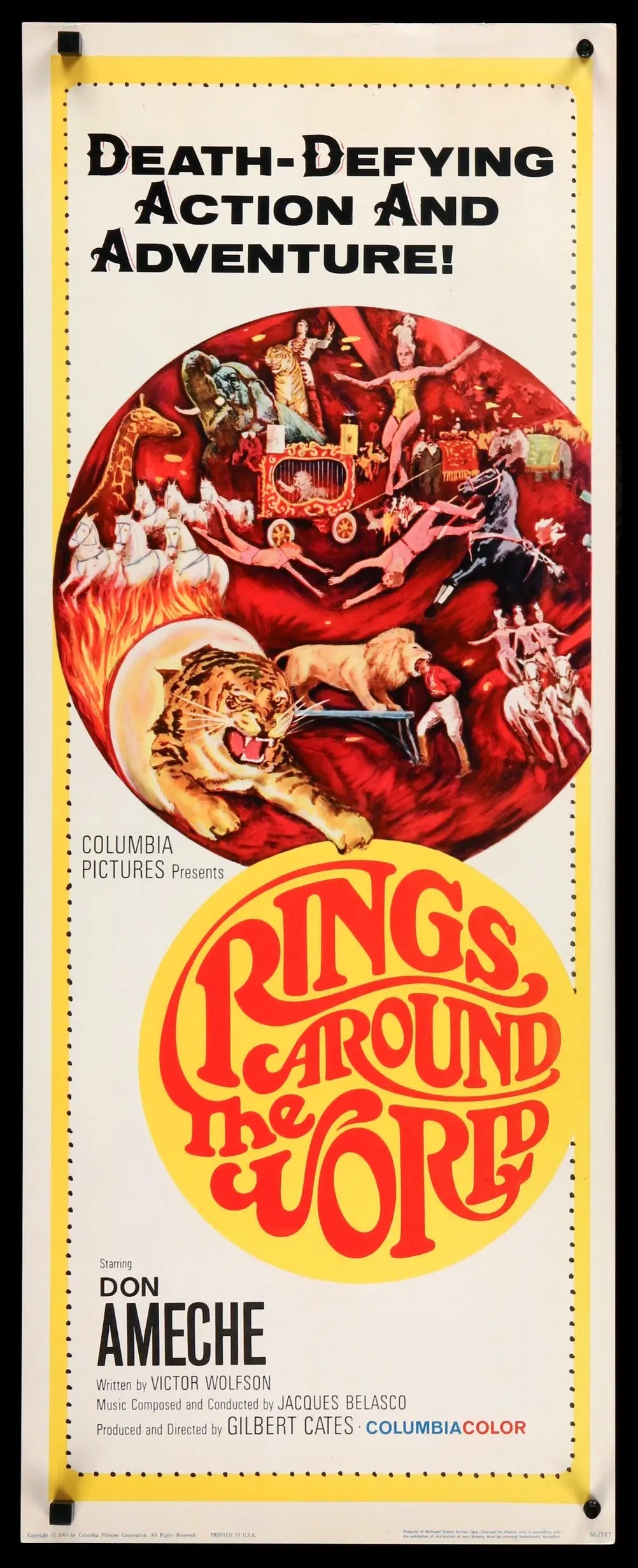 Rings Around the World (1966) original movie poster for sale at Original Film Art