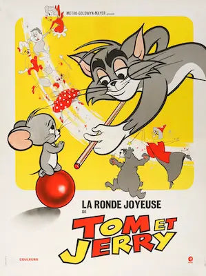 La Ronde Joyeuse de Tom Et Jerry (1970) original movie poster for sale at Original Film Art - Vintage Movie Posters