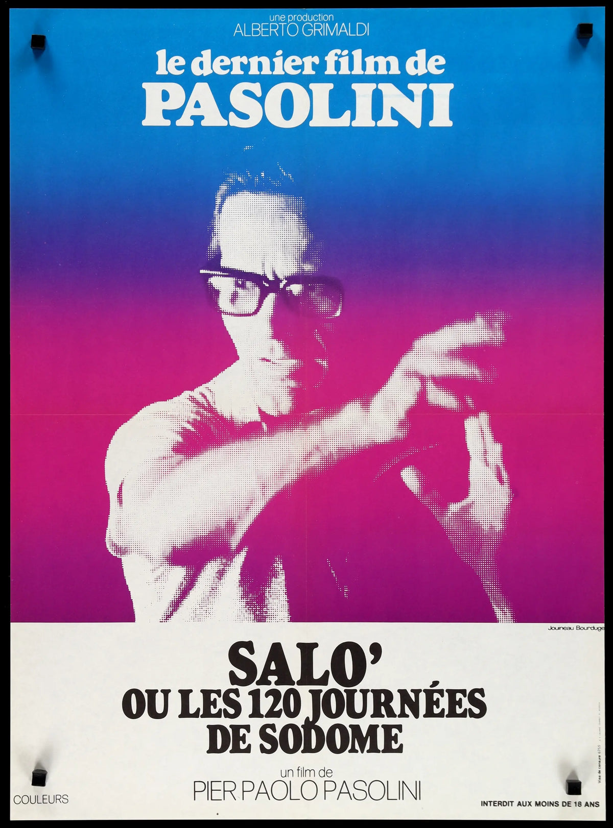 Salo, or the 120 Days of Sodom (1975) original movie poster for sale at Original Film Art - Vintage Movie Posters
